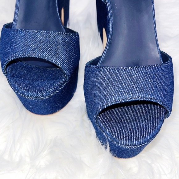 Le Silla DENIM WEDGE SCANDAL Size 40Euro/9US - Picture 5 of 12
